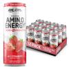 imageOptimum Nutrition Amino Energy Sparkling Hydration Drink Electrolytes Caffeine Amino Acids BCAAs Sugar Free 12 Fl Oz Variety Pack of 12 Packaging May VaryAmino Energy Sparkling