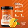 imageOptimum Nutrition New Flavor Amino Energy  Pre Workout with Green Tea BCAA Amino Acids Keto Friendly Green Coffee Extract Energy Powder  Citrus Spritz 30 Servings Packaging May VaryOrange
