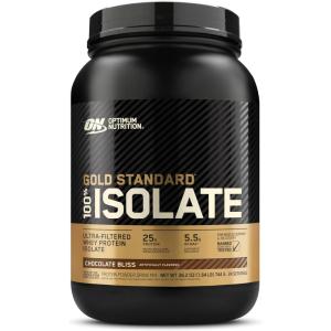 imageOptimum Nutrition Gold Standard 100 Isolate Protein Powder Chocolate Bliss 3 Pounds 44 Servings Whey Protein Isolate Packaging May VaryChocolate Bliss