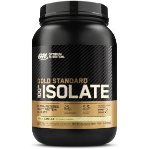 imageOptimum Nutrition Gold Standard 100 Isolate Protein Powder Chocolate Bliss 3 Pounds 44 Servings Whey Protein Isolate Packaging May VaryRich Vanilla