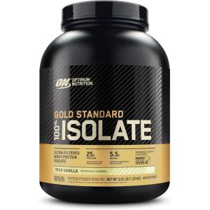 imageOptimum Nutrition Gold Standard 100 Isolate Protein Powder Rich Vanilla 291 Pounds 44 Servings Whey Protein Isolate Packaging May Vary