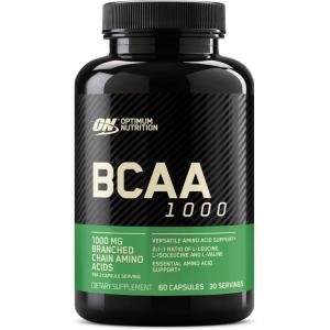 imageOptimum Nutrition Instantized BCAA Capsules Keto Friendly Branched Chain Essential Amino Acids 1000mg 400 CountUnflavored
