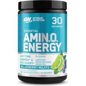 imageOptimum Nutrition New Flavor Amino Energy  Pre Workout with Green Tea BCAA Amino Acids Keto Friendly Green Coffee Extract Energy Powder  Citrus Spritz 30 Servings Packaging May VaryBlueberry Mojito