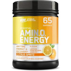 imageOptimum Nutrition New Flavor Amino Energy  Pre Workout with Green Tea BCAA Amino Acids Keto Friendly Green Coffee Extract Energy Powder  Citrus Spritz 30 Servings Packaging May VaryCitrus Spritz