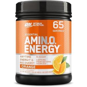 imageOptimum Nutrition New Flavor Amino Energy  Pre Workout with Green Tea BCAA Amino Acids Keto Friendly Green Coffee Extract Energy Powder  Citrus Spritz 30 Servings Packaging May VaryOrange