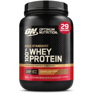 imageOptimum Nutrition New Flavor Gold Standard 100 Whey Protein Powder Cinnamon Roll 2 Pound Pack of 1 Packaging May VaryCaramel Macchiato