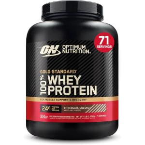 imageOptimum Nutrition New Flavor Gold Standard 100 Whey Protein Powder Cinnamon Roll 2 Pound Pack of 1 Packaging May VaryChocolate Coconut