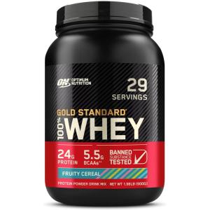 imageOptimum Nutrition New Flavor Gold Standard 100 Whey Protein Powder Cinnamon Roll 2 Pound Pack of 1 Packaging May VaryFruity Cereal