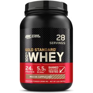 imageOptimum Nutrition New Flavor Gold Standard 100 Whey Protein Powder Cinnamon Roll 2 Pound Pack of 1 Packaging May VaryMocha Cappuccino