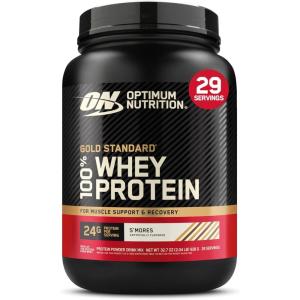 imageOptimum Nutrition New Flavor Gold Standard 100 Whey Protein Powder Cinnamon Roll 2 Pound Pack of 1 Packaging May VarySmores