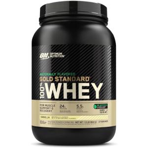 imageOptimum Nutrition New Flavor Gold Standard 100 Whey Protein Powder Cinnamon Roll 2 Pound Pack of 1 Packaging May VaryVanilla