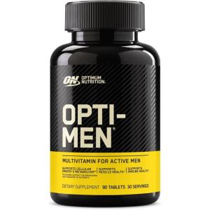 imageOptimum Nutrition OptiMen Vitamin C Zinc and Vitamin D E B12 for Immune Support Mens Daily Multivitamin Supplement 90 Count Packaging May VaryTablets