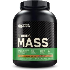 imageOptimum Nutrition Serious Mass Weight Gainer Protein Powder with CreatineChocolate Peanut Butter
