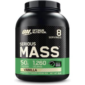 imageOptimum Nutrition Serious Mass Weight Gainer Protein Powder with CreatineVanilla