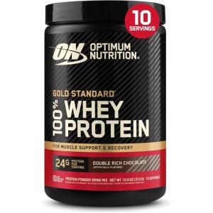imageOptimum Nutrition Gold Standard 100 Whey Protein Powder Cinnamon Roll 068 Pound Pack of 1Double Rich Chocolate