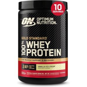 imageOptimum Nutrition Gold Standard 100 Whey Protein Powder Cinnamon Roll 068 Pound Pack of 1Vanilla Ice Cream