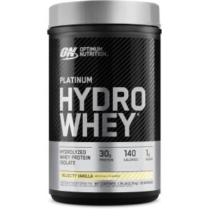 imageOptimum Nutrition Platinum Hydrowhey Protein Powder 100 Hydrolyzed Whey Protein Isolate Powder Flavor Velocity Vanilla 20 Servings 176 Pounds Packaging May VaryVelocity Vanilla