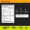 imageOptimum Nutrition Amped PreWorkout with Citrulline BetaAlanine Nootropics and 300mg of Caffeine for Energy Citrus Mango 20 Servings Packaging May Vary